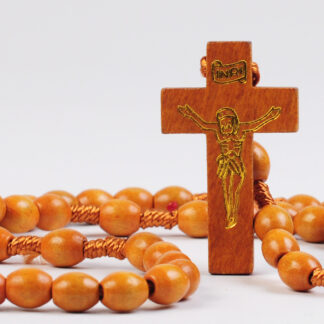 Wood rosary
