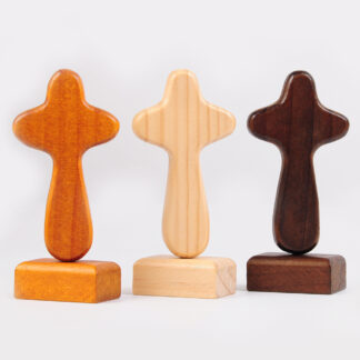 Standing wood cross