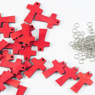 Laser cut wood cross