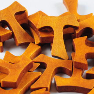 Tau wooden cross
