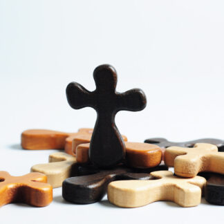 Pocket wooden cross