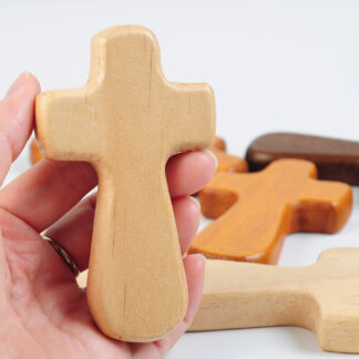 Handheld wood cross